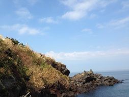 rocky coast to jeju island