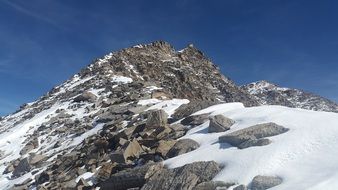 panoramic view of a mountain range in south tyrol