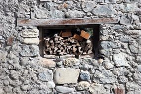 stunning firewood log