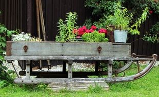 retro garden decoration
