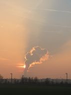 landscape of Philippsburg nuclear power supply