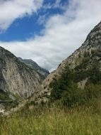 extraordinarily beautiful alpine mountains landscape