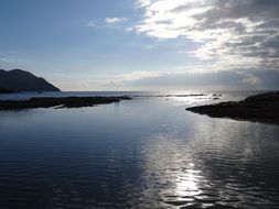 landscape of calm mediterranean sea