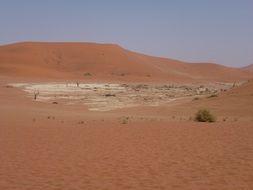 Landscape of Namibia desert
