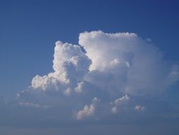 shaped clouds in the sky