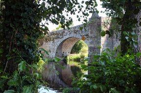 bridge river landscape