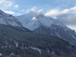 gorgeous winter alpine landscape, switzerland, graubünden