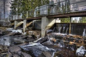 dam ice finnish winter season