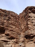 natural geometry on the cliff in the Grand Canyon