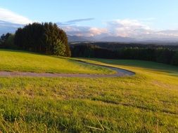 path in the countryside