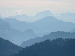 perfectly charming mountains panorama