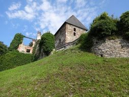 castle on top of a hill