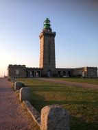 Landscape of lighthouse in Brittany