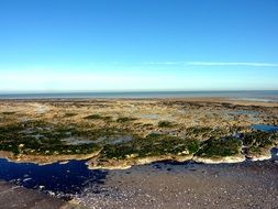 view of the coast from the ocean