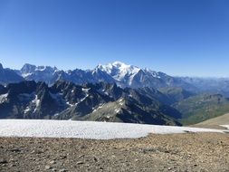wonderful mont blanc mountain