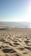 scenic sand dune of pilat, france, arcachon