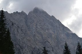 Beautiful Mooskofel mountain in Mauthen, Austria