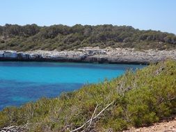 rocky coast in Mallorca