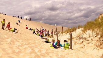 dunes in Slowinki park, Poland