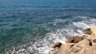 sand and stones by the sea