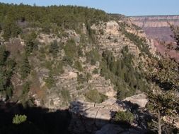 the broad valley of the Grand Canyon, Arizona