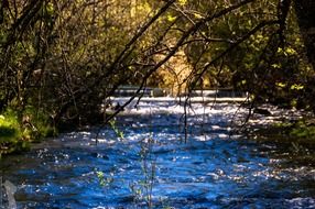 river in the countryside of spain