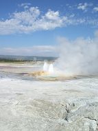 hot springs in Yellowstone