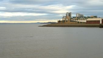 Landscape of Granton in Edinburgh