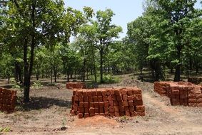 stone blocks in India