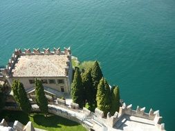 wonderful landscape of lake garda