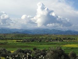 extraordinarily beautiful countryside mountains