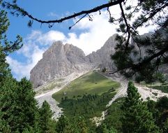 High mountains in Italy