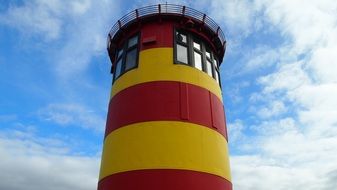 East Frisia north sea lighthouse