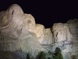 Mount Rushmore National Memorial is centered around a sculpture carved into the granite face