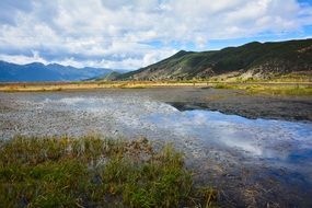 mountains landscape in Yunnan Province