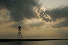 Tower on a beach