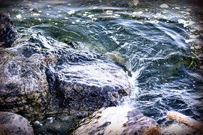 perfectly charming water rocks