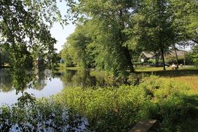 Pentucket Lake panorama in Haverhill