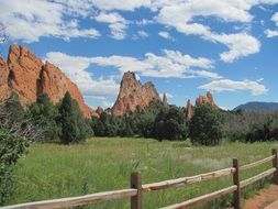 scenic outdoor mountain landscape