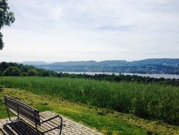 wonderful scenic landscape of countryside