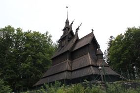 Picture of vikings castle in Norway