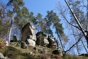 panorama of the Elbe sandstone