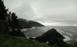 Landscape of oregon coast