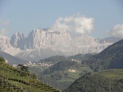 mountains dolomites