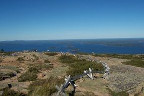 landscape of the Cadillac Mountain is a Maine Mountain