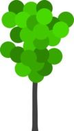tree plant green drawing