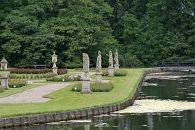 green beautiful park in germany