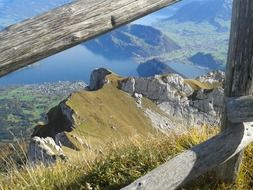 Lanndscape of the mountains in Switzerland