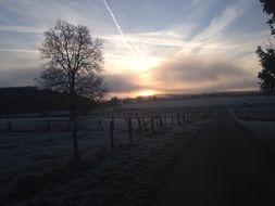 Picture of sunrise landscape