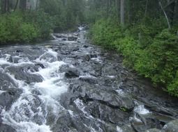 cold mountain river